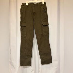 PacSun Olive Green High Rise Mom Jeans